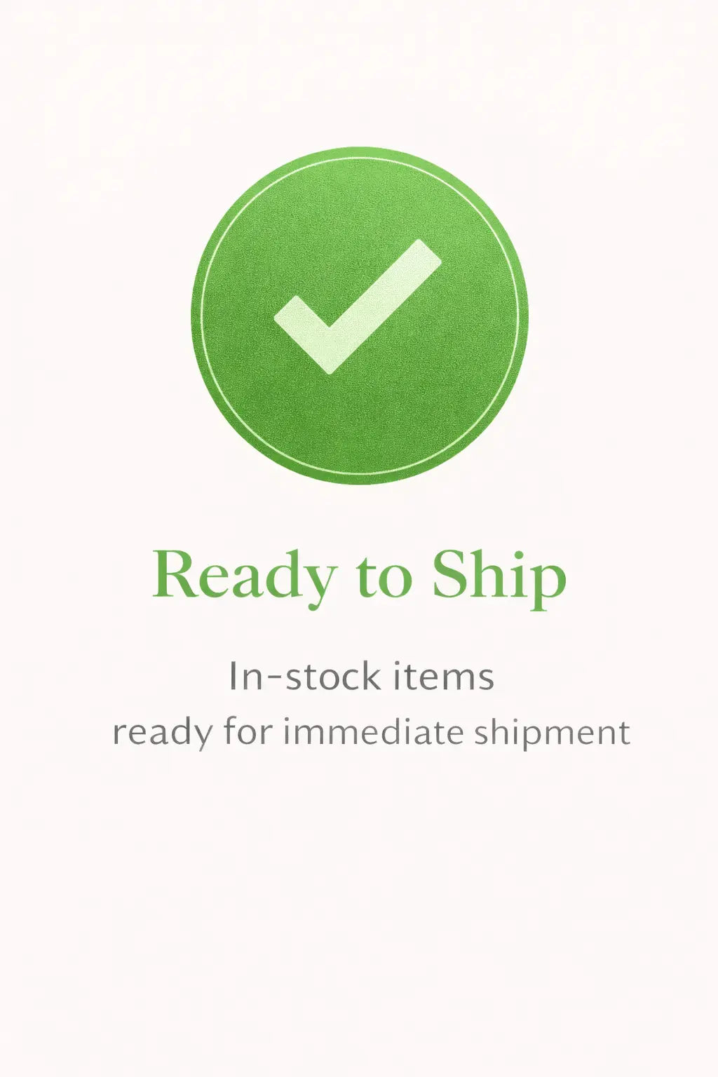 Ready to ship green collection
