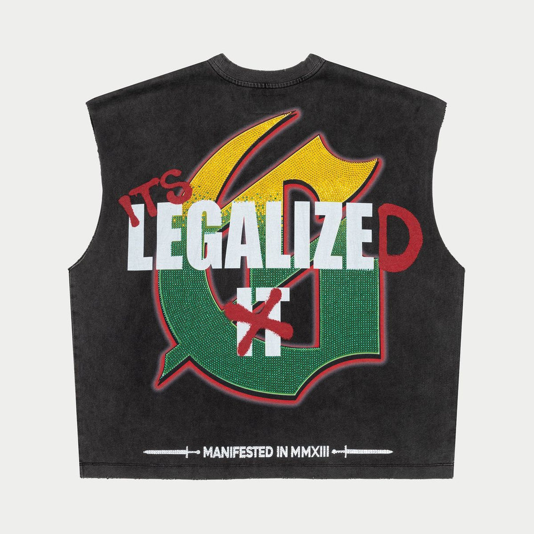 Godspeed 420 Indoor VVS Sleeveless T-Shirt Grey Wash