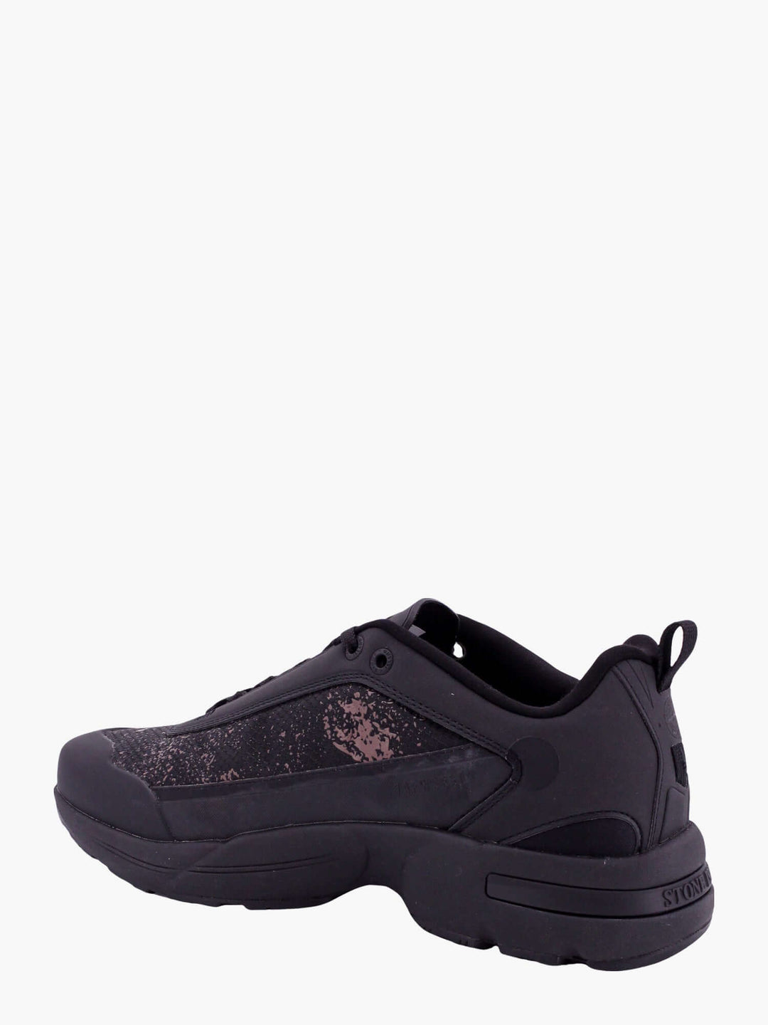 Stone Island Men Grime Man Black Sneakers