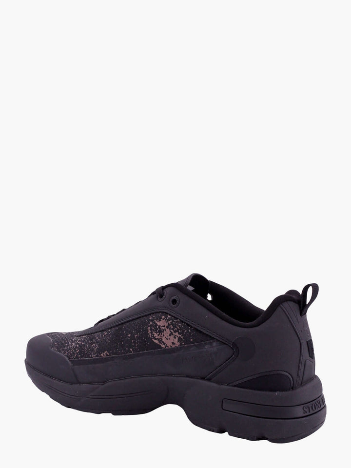 Stone Island Men Grime Man Black Sneakers