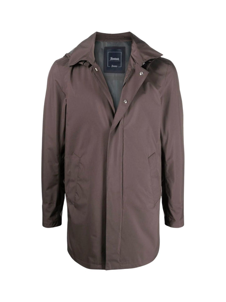 Herno Men Carcoat Gore With Detachable Hood