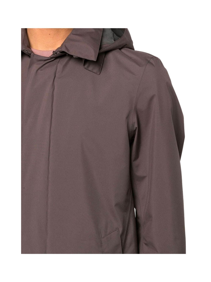 Herno Men Carcoat Gore With Detachable Hood