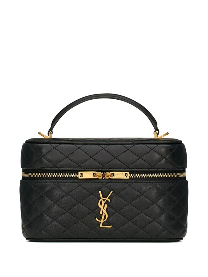 Saint Laurent Women Lambskin Gaby Vanity Bag
