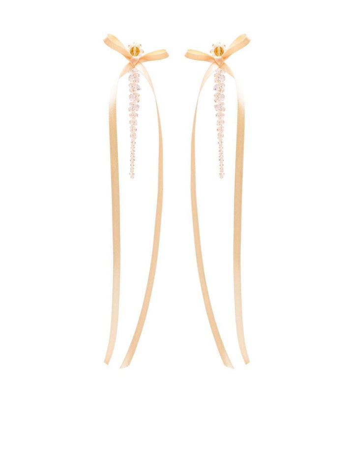 Simone Rocha Women Bow Ribbon Drip Earrings