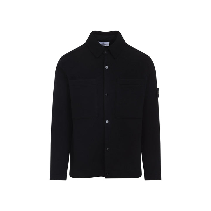 Stone Island Virgin Wool Cardigan Men