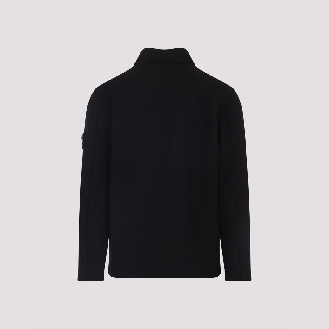 Stone Island Virgin Wool Cardigan Men
