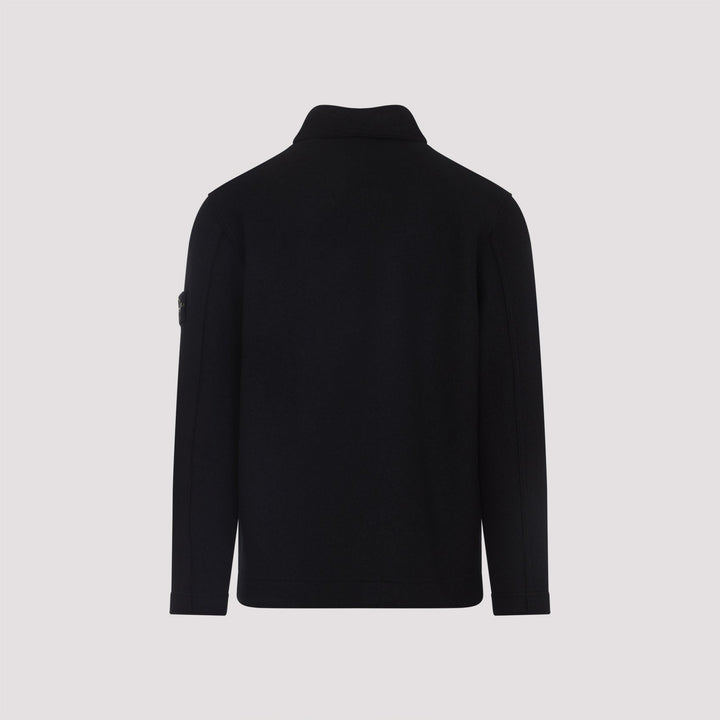 Stone Island Virgin Wool Cardigan Men