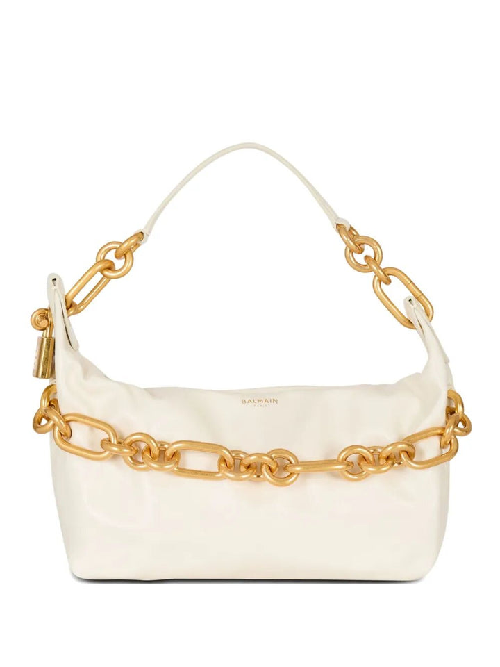Balmain Women "Sync" Medium Calfskin Bag