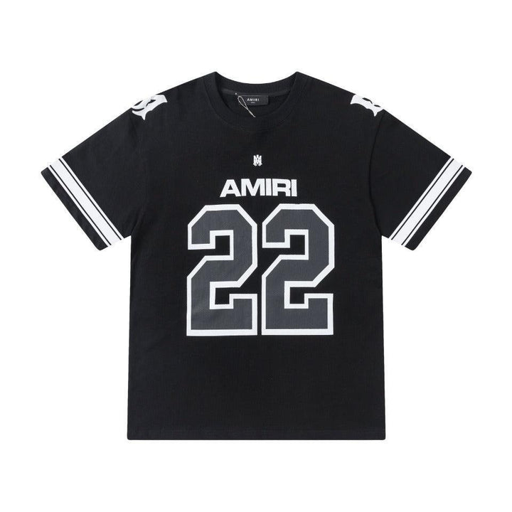 Amiri 22 Black T-Shirt Without Collar