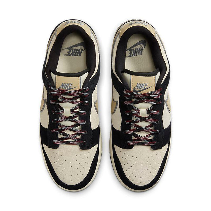 Nike Dunk Low LX Black Suede Team Gold