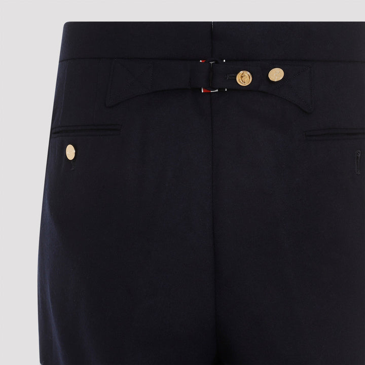 Thom Browne Low Rise Drop Crotch Backstrap Trousers Men