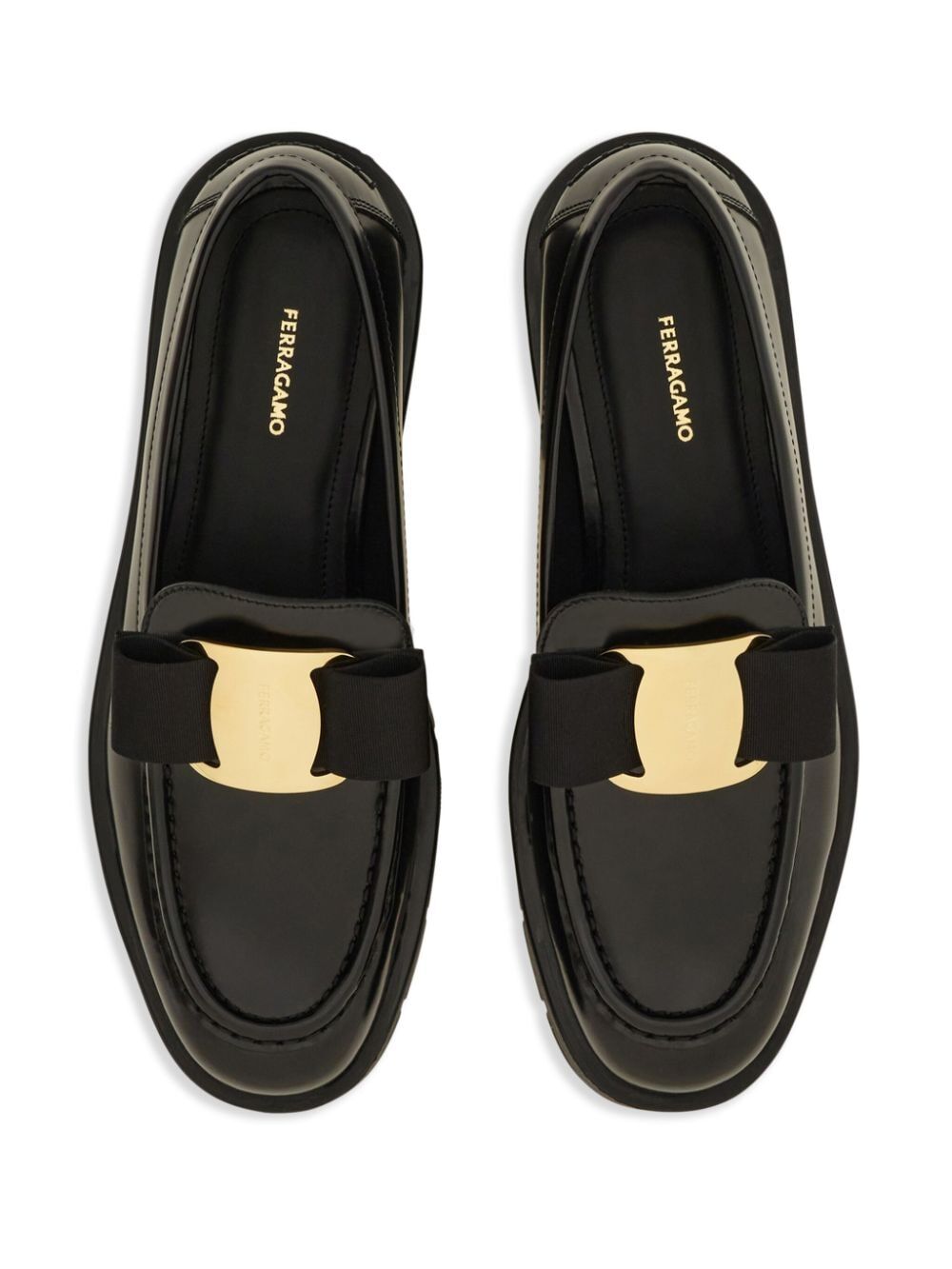 Ferragamo Women Mocassino Chunky Vara Bow