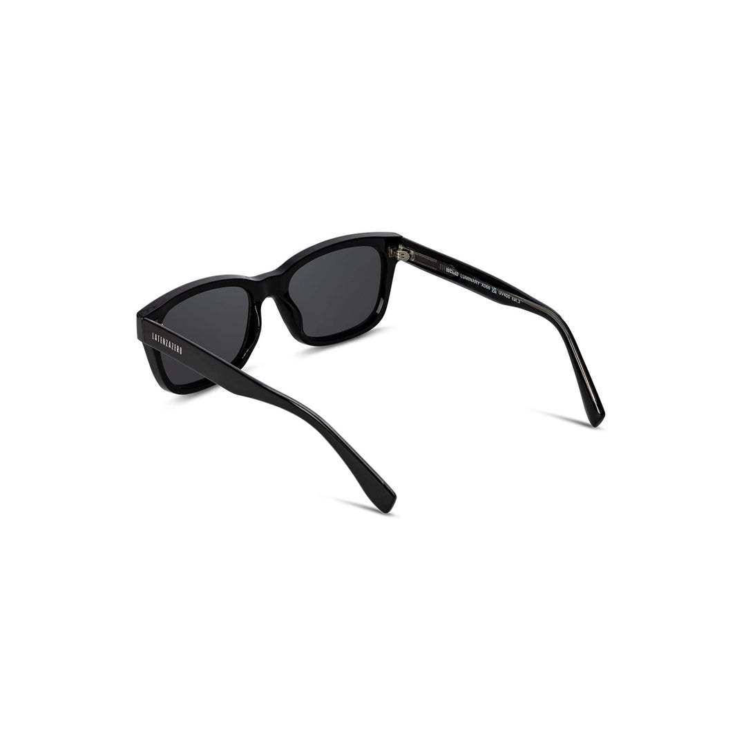 Black stylish Italian designed affordable sunglasses with UV protection.