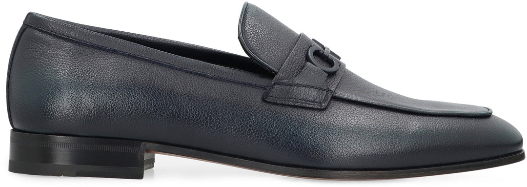 Ferragamo Leather Moccasins for Men