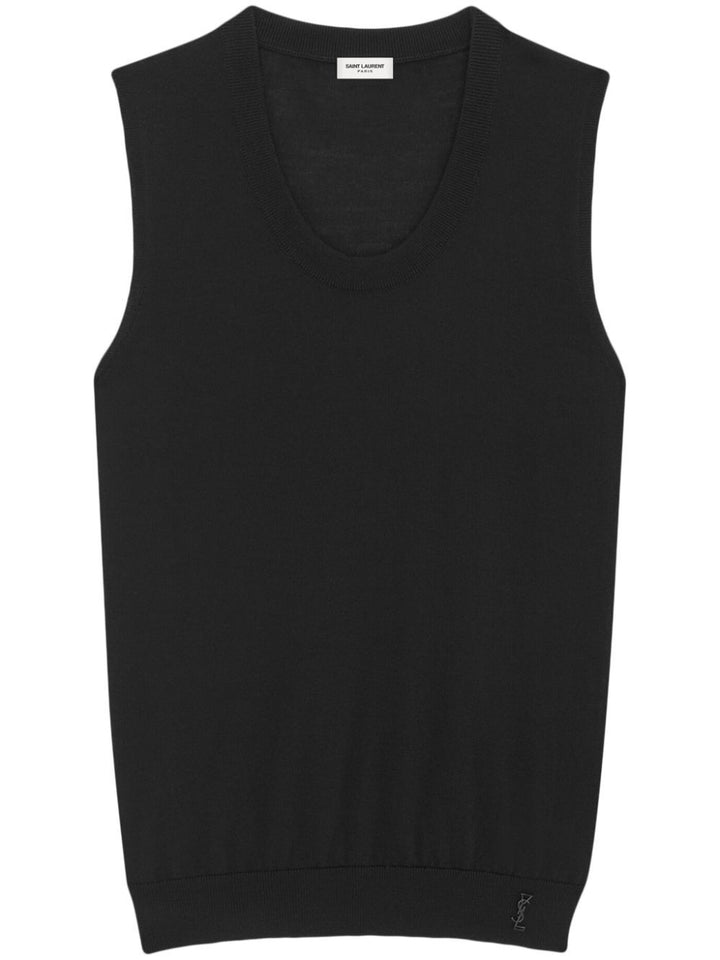 Saint Laurent Women Gilet In Maglia