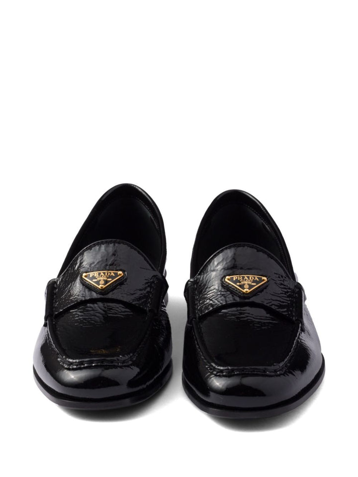 Prada Women Patent Leather Loafers