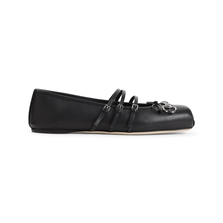 Gucci Horsebit Leather Ballerinas Women