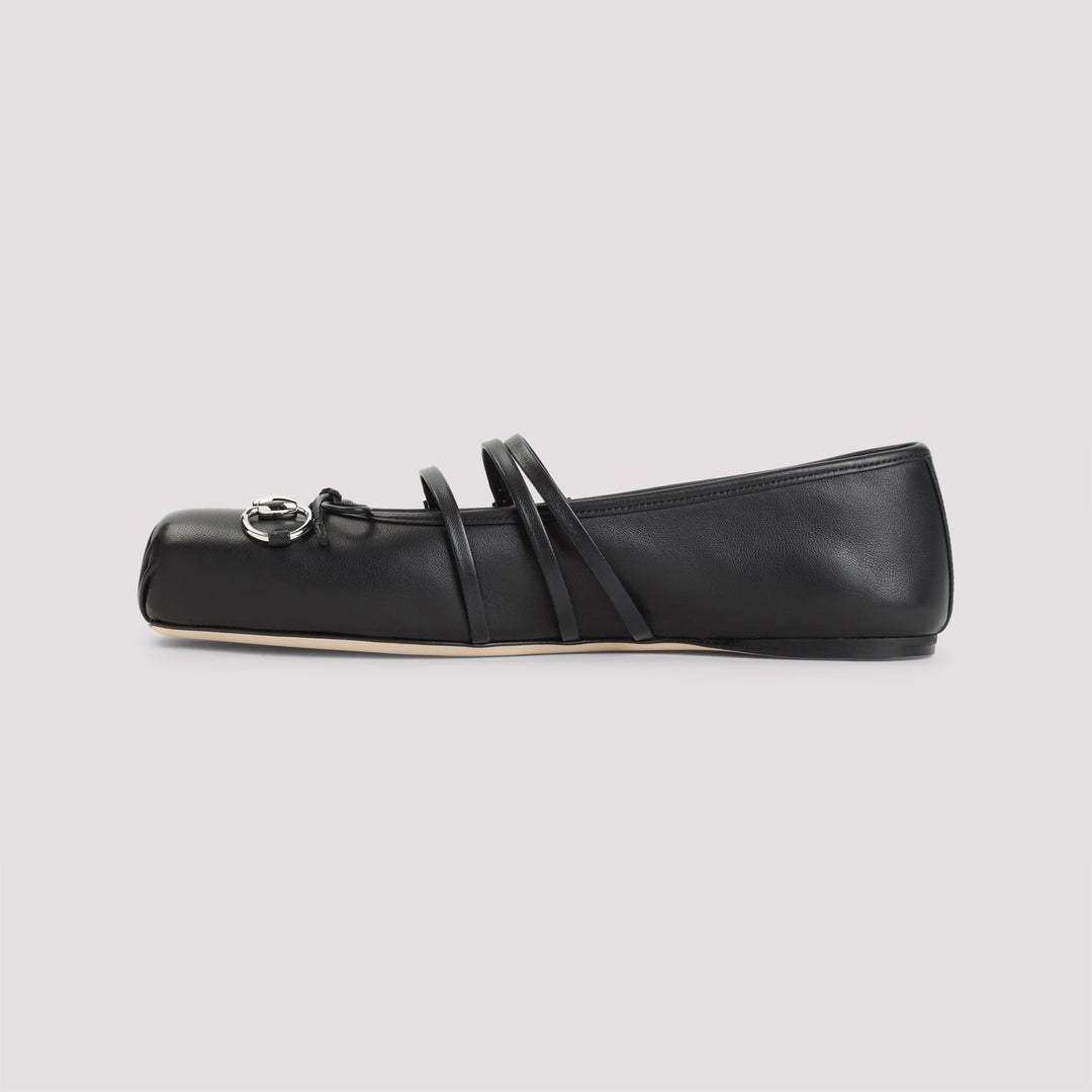 Gucci Horsebit Leather Ballerinas Women
