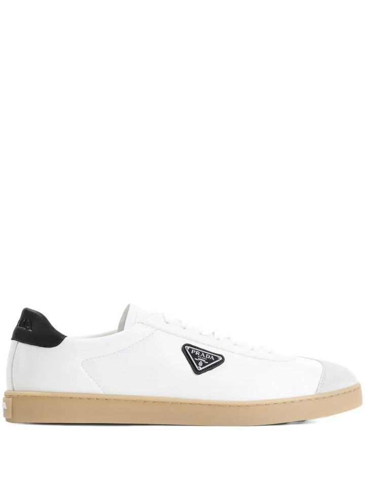 Prada Men Lane Leather Sneakers