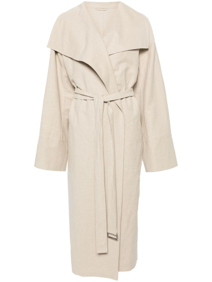 Toteme Women Signature Linen Blend Coat