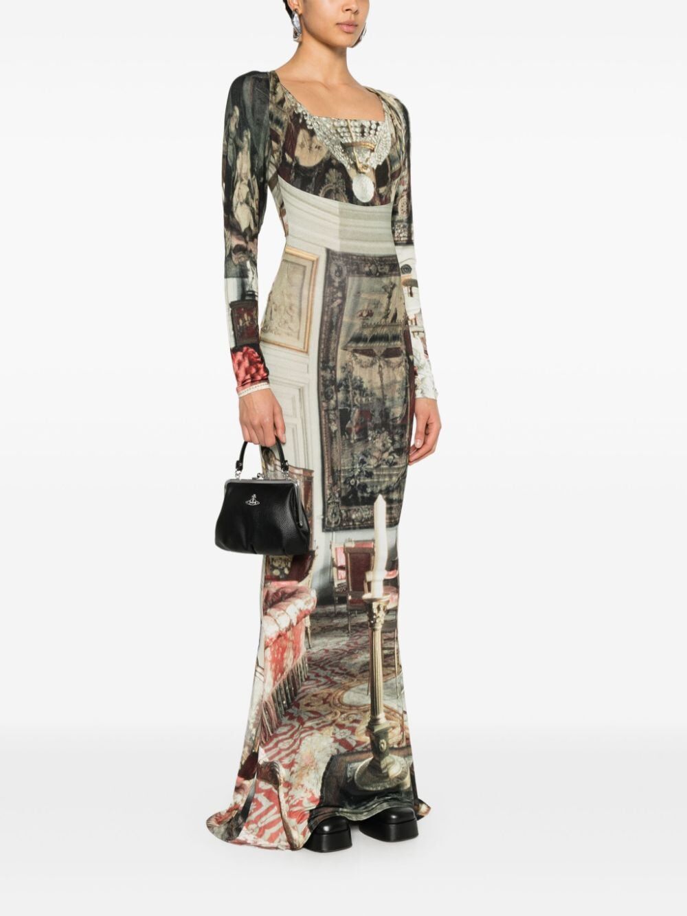 Vivienne Westwood Women Granny Frame Purse Effetto Martellato