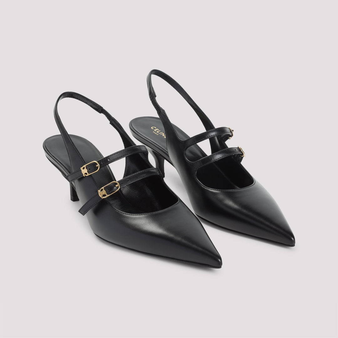 Celine Double Straps Mules Women