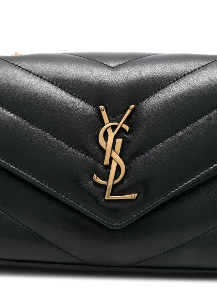 Saint Laurent Women Loulou Small Bag In Matelassé Lambskin