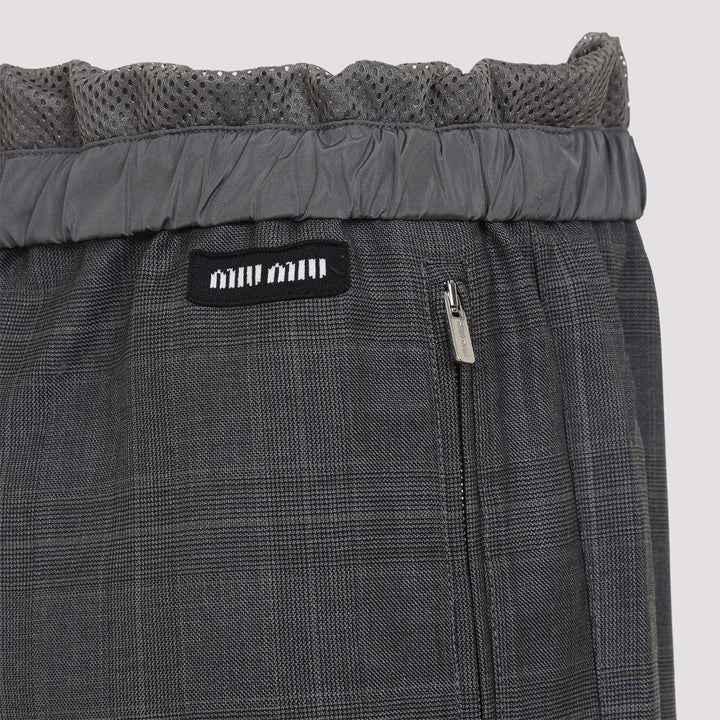 Miu Miu Virgin Wool Pants Women