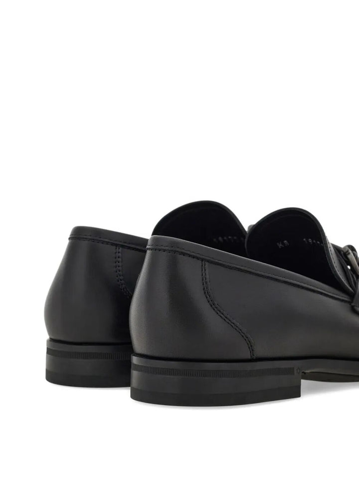 Ferragamo Men Alain Gancini Buckle Loafers