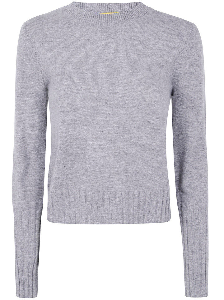 Guest In Residence Women "Shrunken" Crew Neck Cashmere Sweater