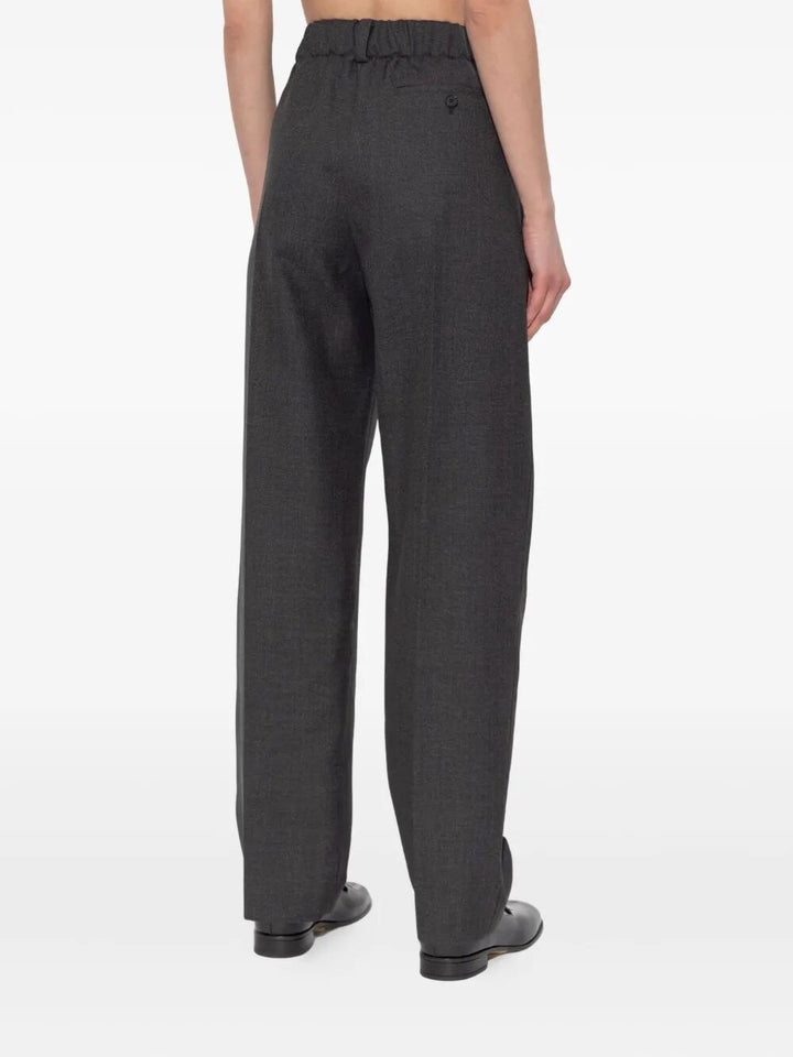Givenchy Women Pleated Wool Trousers
