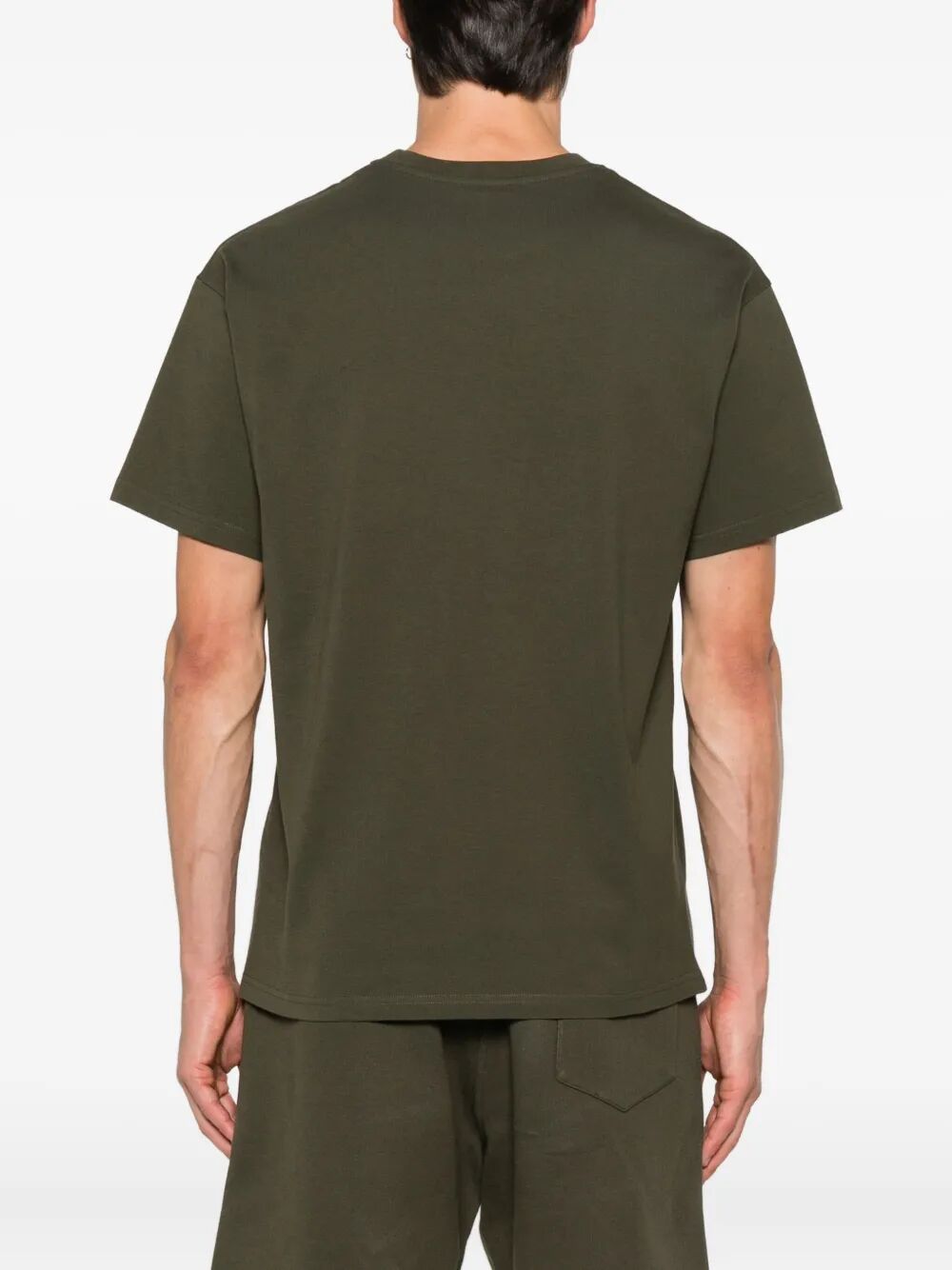Givenchy Men Cotton T-Shirt With Givenchy Stamp Print