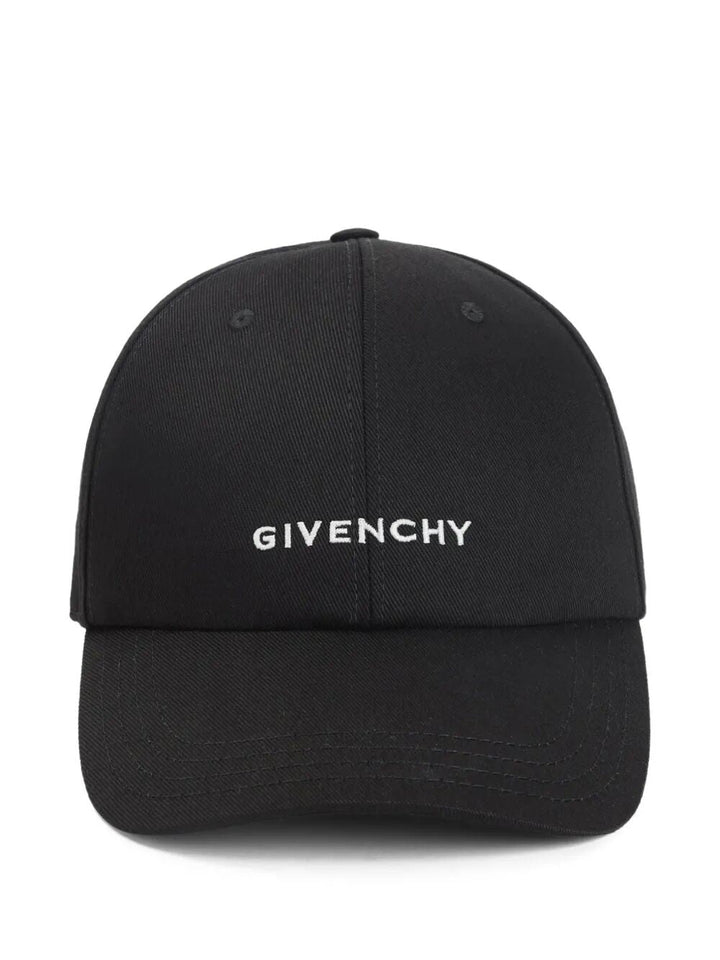 Givenchy Men Logo-Embroidered Curved Cap