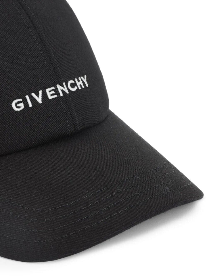 Givenchy Men Logo-Embroidered Curved Cap