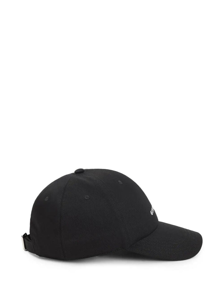 Givenchy Men Logo-Embroidered Curved Cap