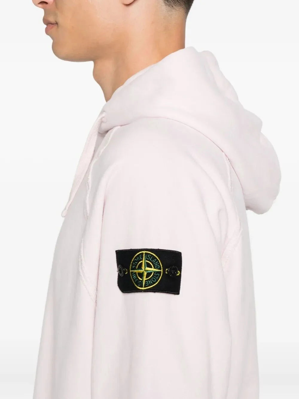 Stone Island Men `Brushed Organic Cotton` Hoodie