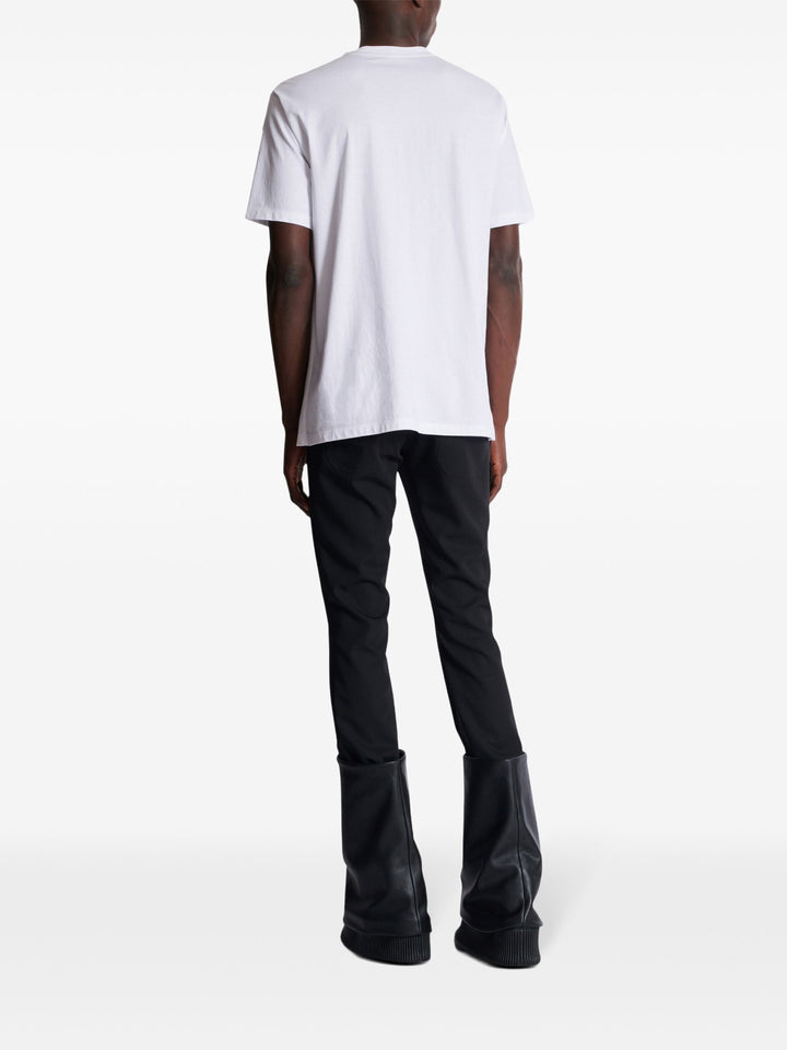 Balmain Men Balmain & Lips Embroid T-Shirt - Reg Fit