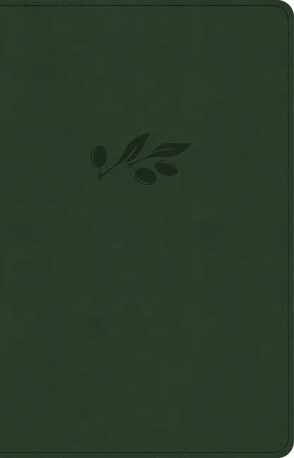 NASB Large Print Personal Size Reference Bible, Olive Leathertouch, Indexed - Imitation Leather