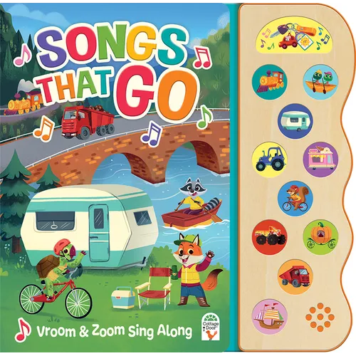 Songs That Go: Vroom & Zoom Sing Along - Board Book