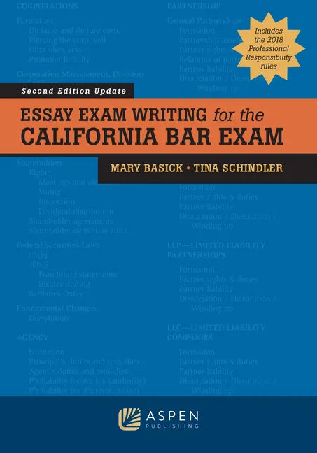 Essay Exam Writing for the California Bar Exam - Paperback