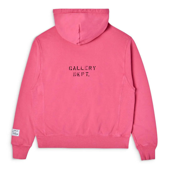 Gallery Dept. Logo Hoodie Flo Pink