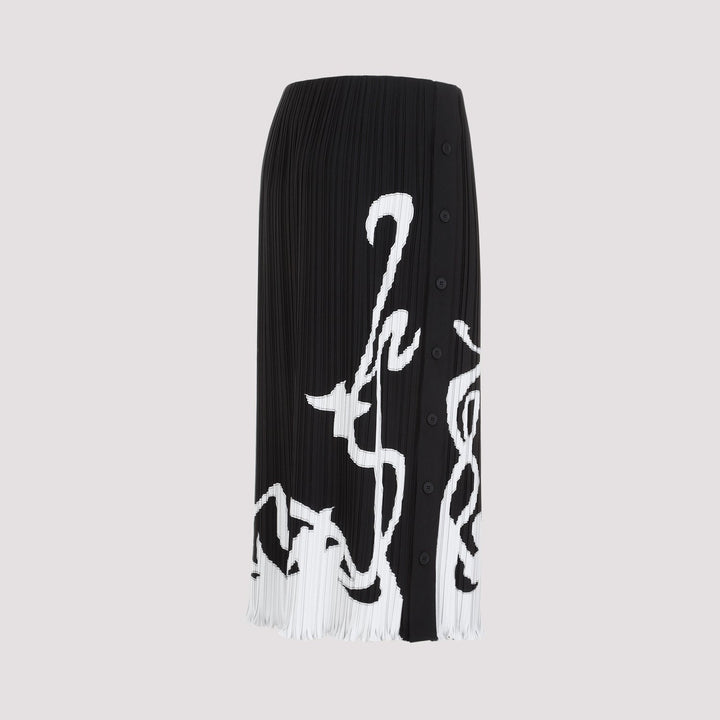 Lanvin Pleated Long Skirt Women