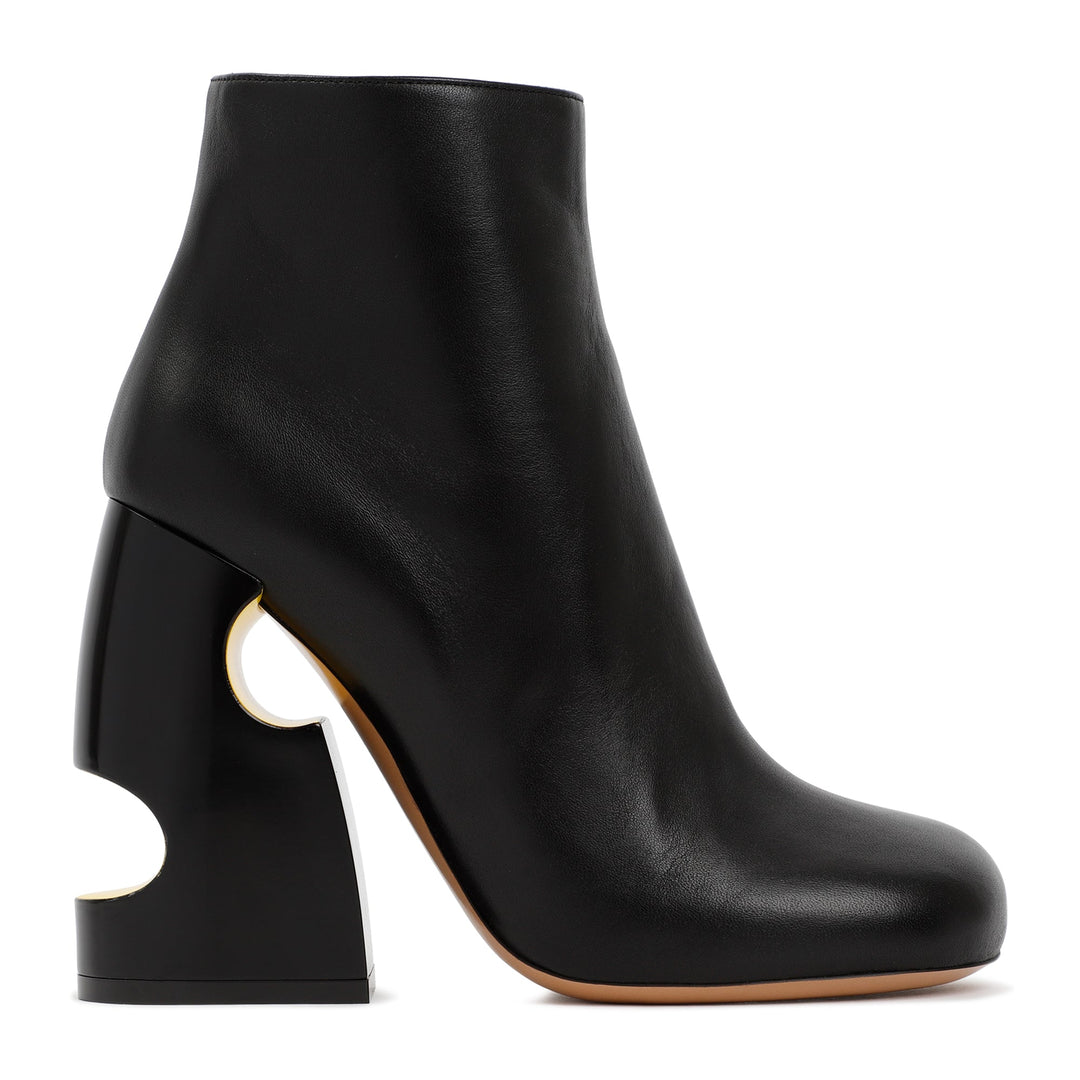 Off White Pop Bulky Nappa Ankle Boot Women