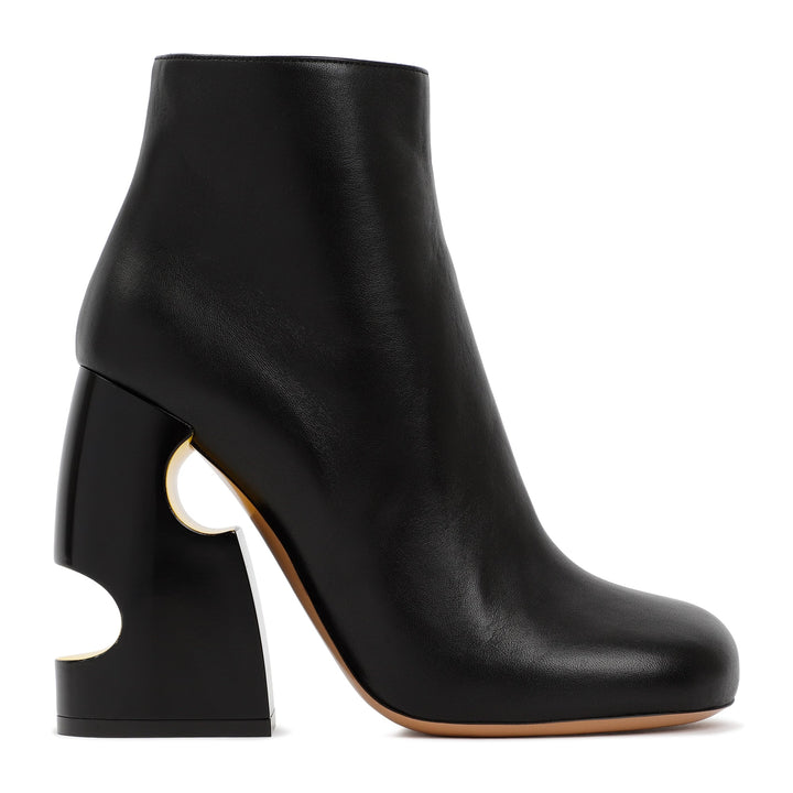 Off White Pop Bulky Nappa Ankle Boot Women