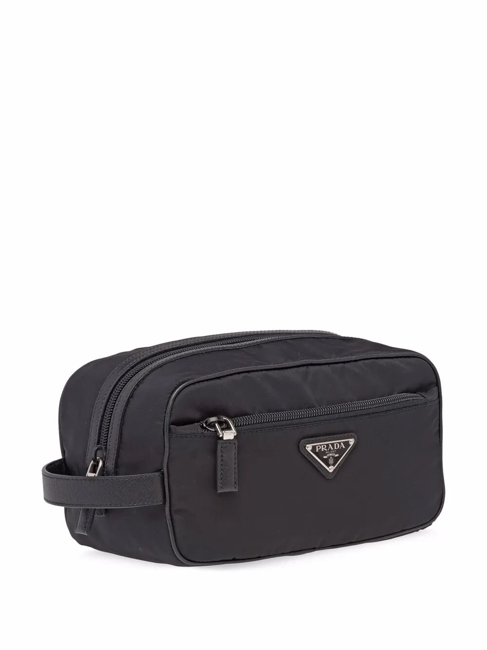 Prada Men Re-Nylon And Saffiano Leather Travel Pouch