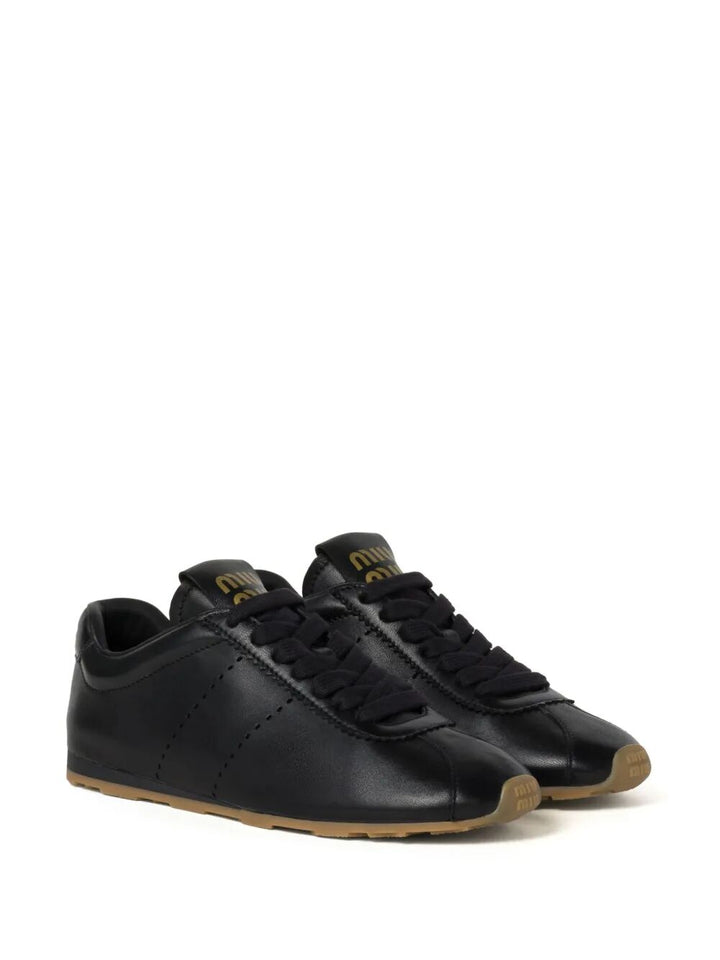 Miu Miu Women Plume Nappa Leather Sneakers