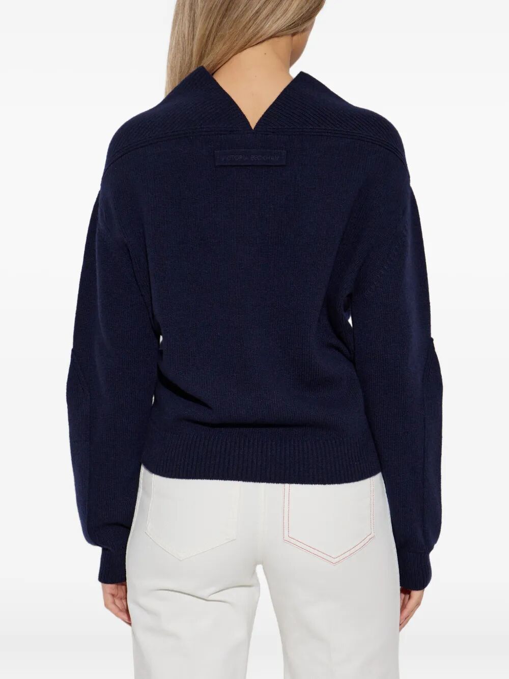 Victoria Beckham Women Cashmere Blend V-Neck Jumper