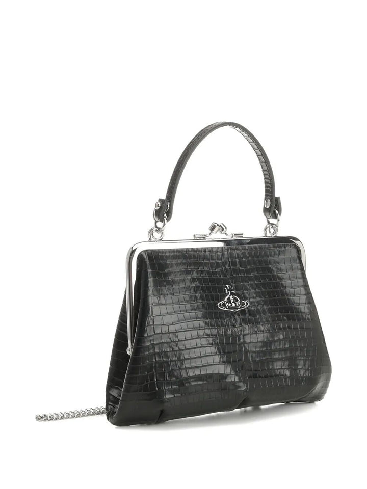 Vivienne Westwood Women Crocodile-Effect Granny Frame Purse