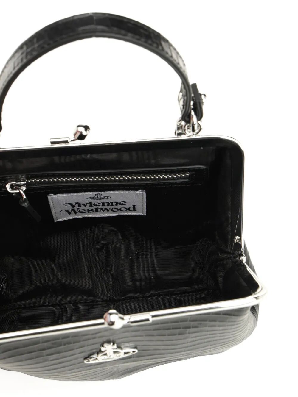 Vivienne Westwood Women Crocodile-Effect Granny Frame Purse
