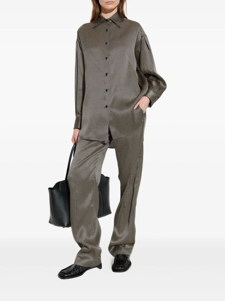 Tom Ford Women Polka Dot Relaxed Fit Silk Shirt